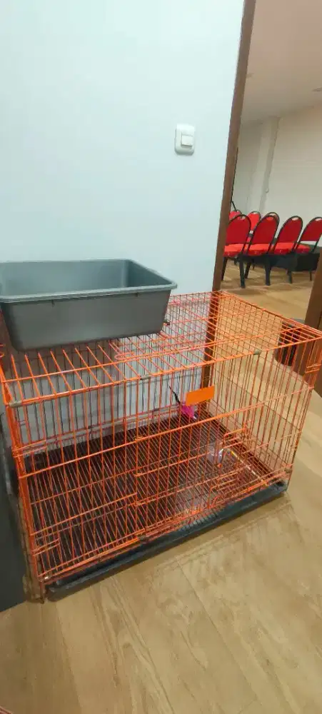 Kandang kucing bahan besi tebal kuat