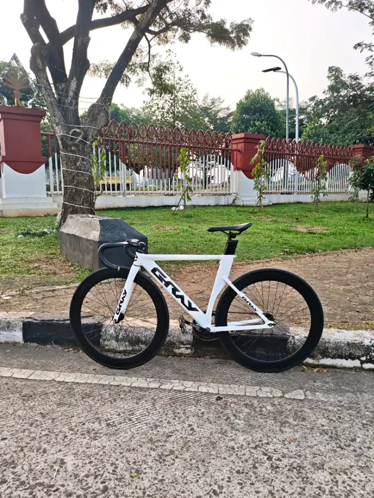 jual sepeda fixie gray custom