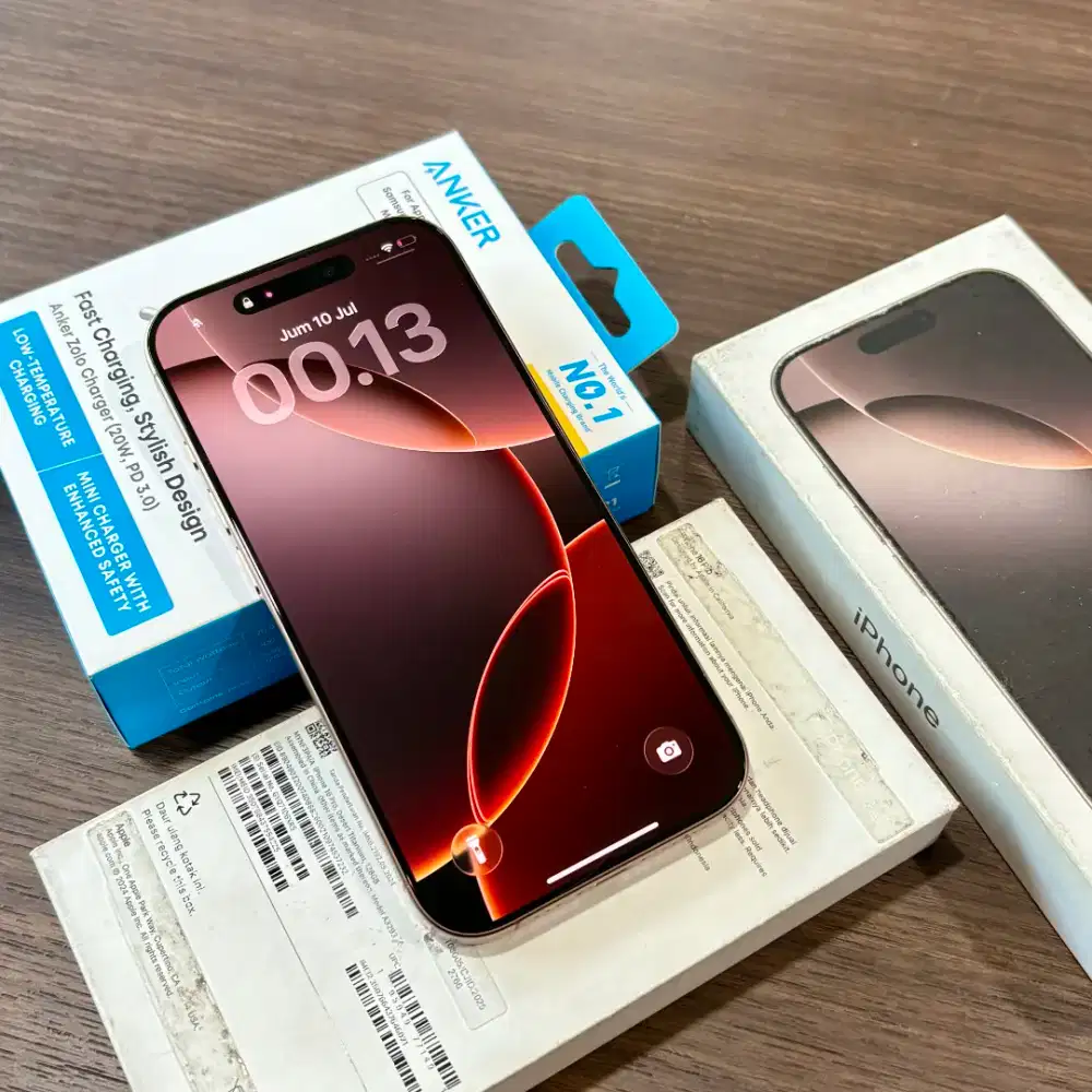 IPhone 16 PRO 128GB [ Desert Titanium ] Garansi Resmi iBox
