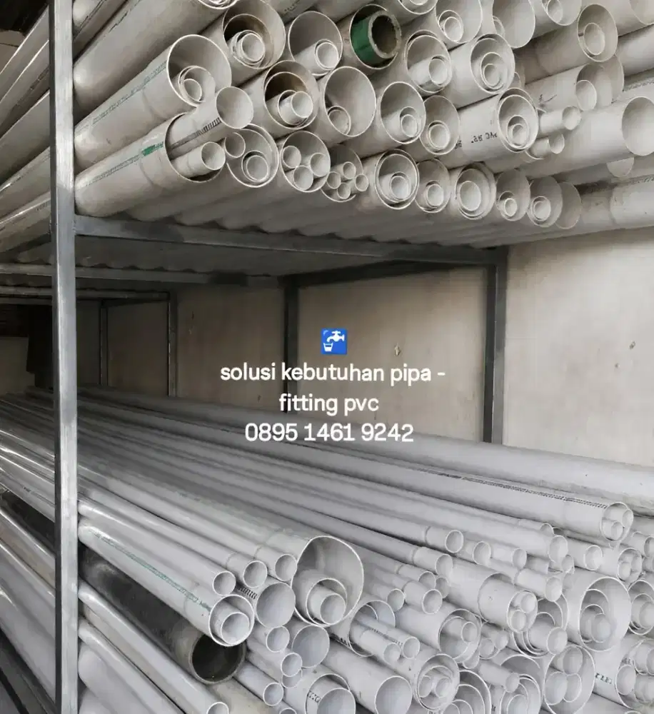 Jual Pipa Paralon PVC Baru AW & D | Harga Grosir Eceran | Stok Lengkap