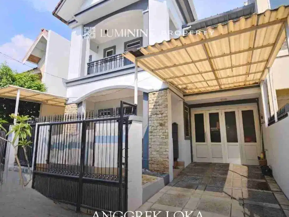 DIJUAL RUMAH SIAP HUNI DI ANGGREK LOKA, BSD CITY, TANGERANG SELATAN
