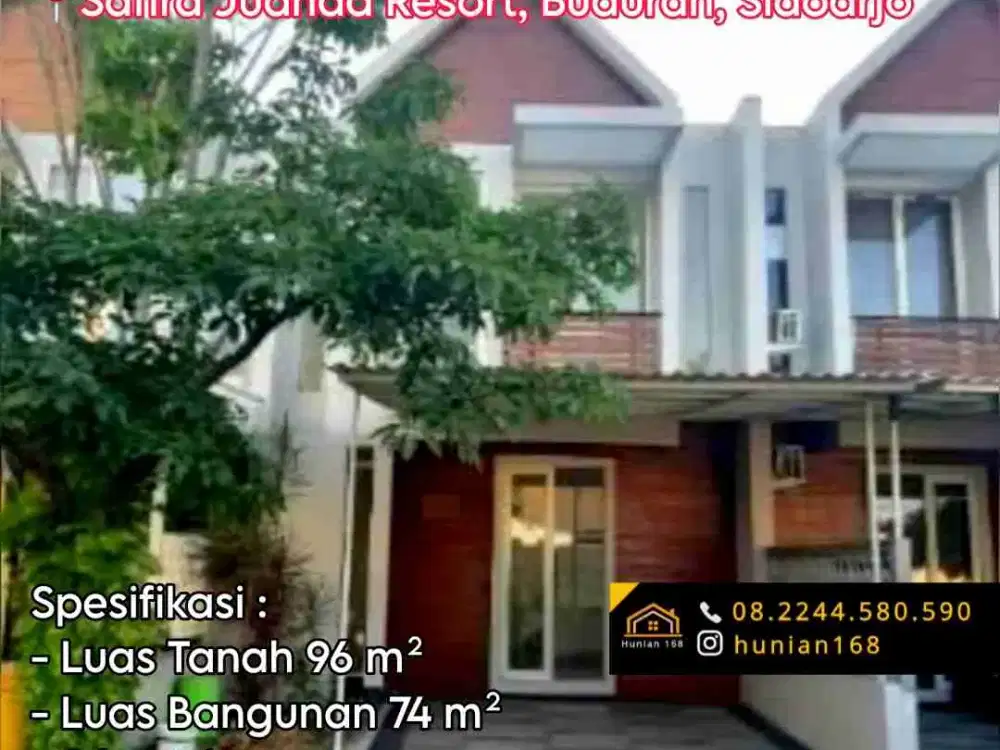 Jual Rumah Perumahan Safira Juanda Resort Graha Permata Kwangsa Residence Land Buduran Waru Sidoarjo Grand Alexandria