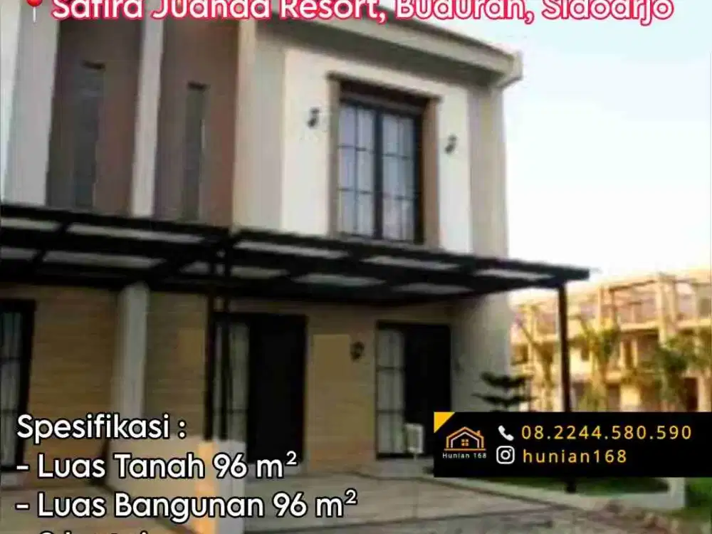 Jual Rumah Perumahan Safira Juanda Resort Graha Permata Kwangsa Residence Land Buduran Waru Sidoarjo Grand Alexandria