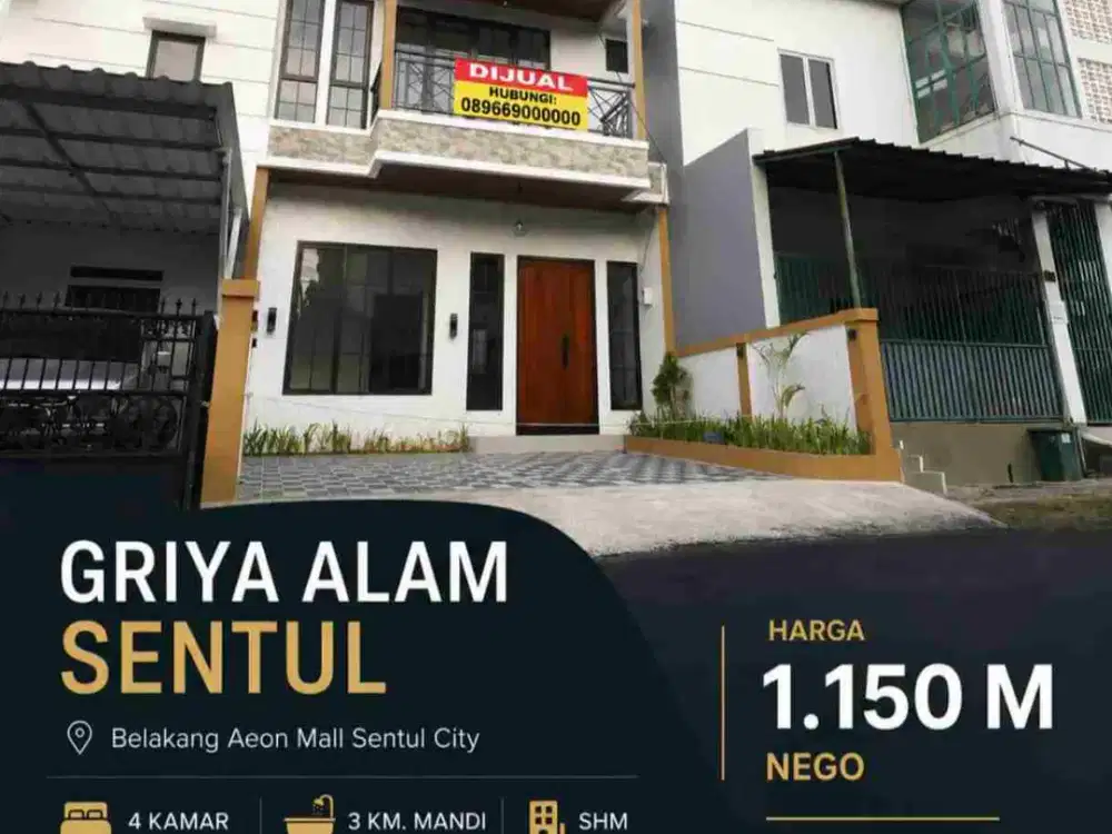 Sentul Bogor Rumah Baru Dibangun Ready 2 Unit - 1 km dari Aeon Mall Sentul City