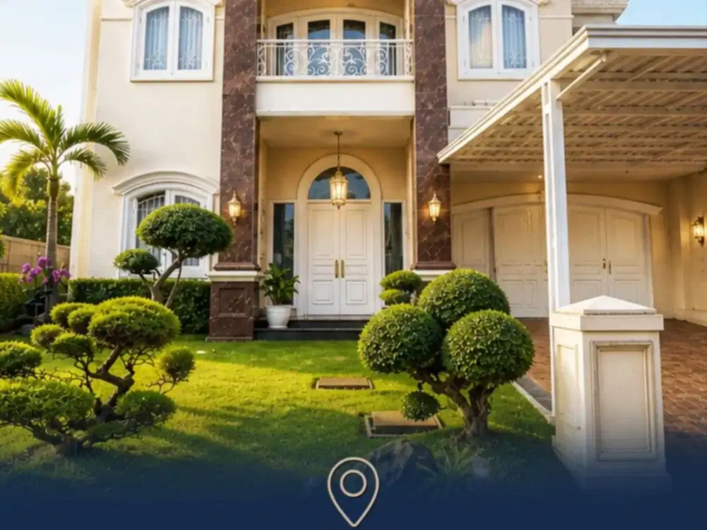 Rumah PIK 1 Taman Resort Mediterania Luas 525m2 SHM bisa KPR