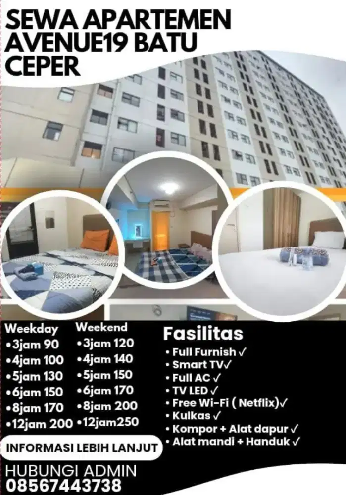 Sewa apartemen 19 Avenue