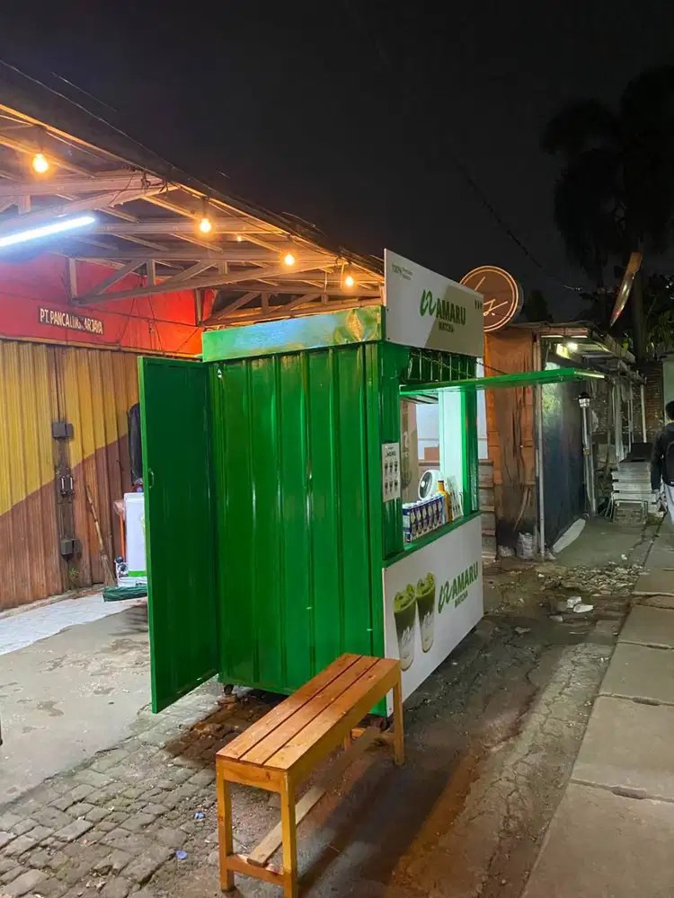 Jaga stand matcha dan jadi rider matcha