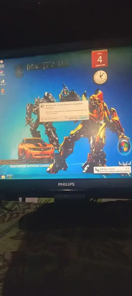 komputer philips 17 inc no minus
