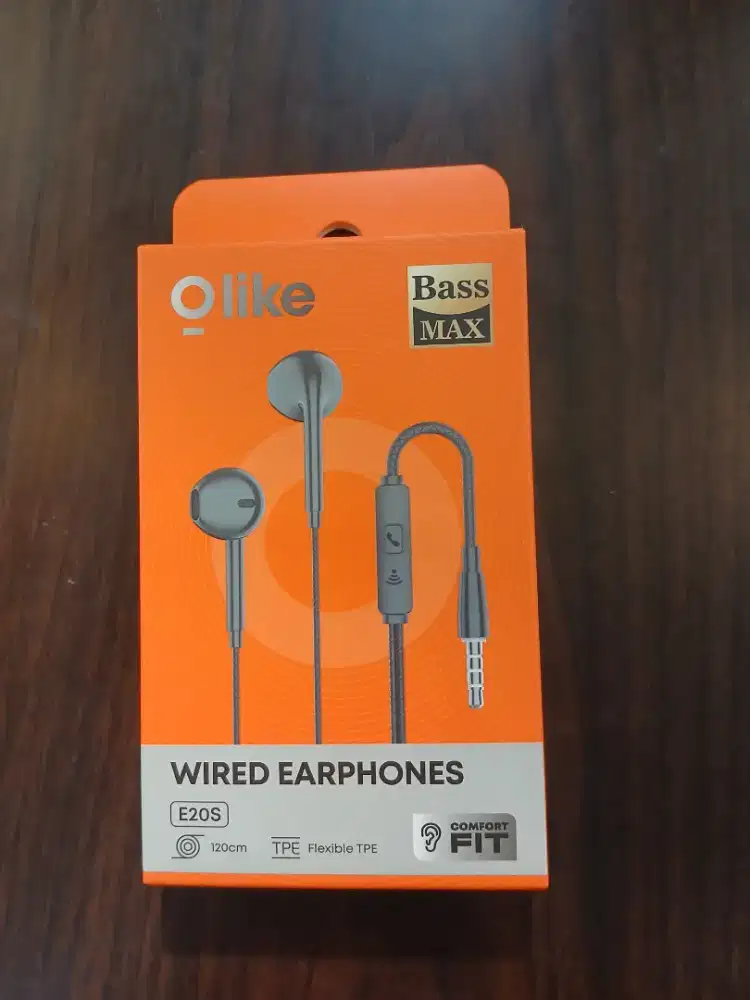 Olike E20S Wired Earphone Headset Kabel 120cm