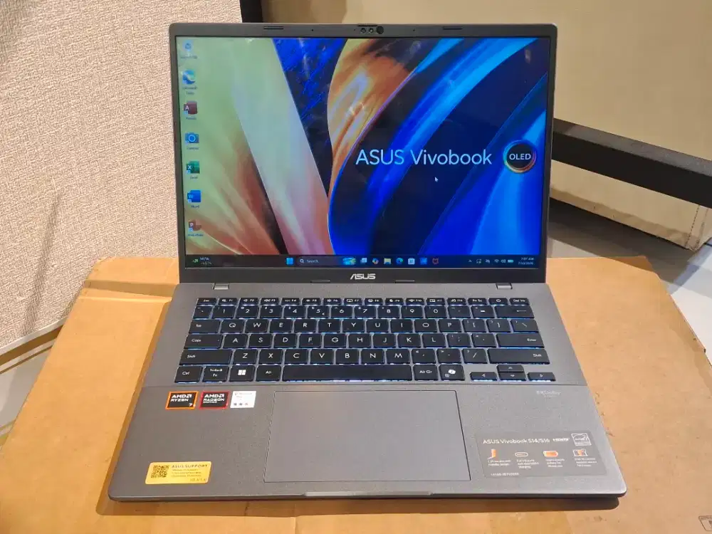 Laptop Asus Vivobook s14,Amd Ryzen 7 260w,Ram 16/1TB