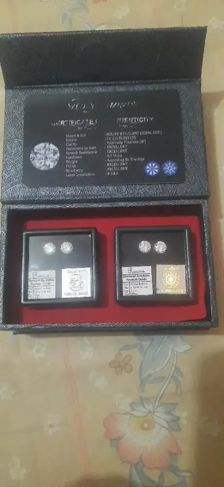 Diamond simulants Rocciamos