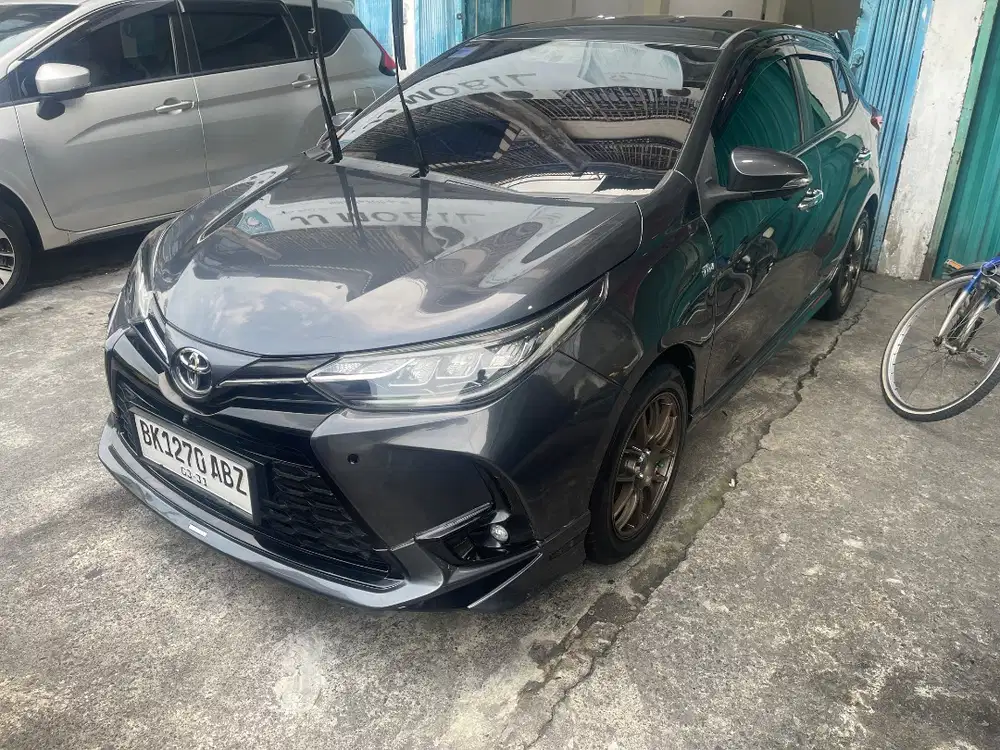 Yaris S trd at 2021 abu abu grey