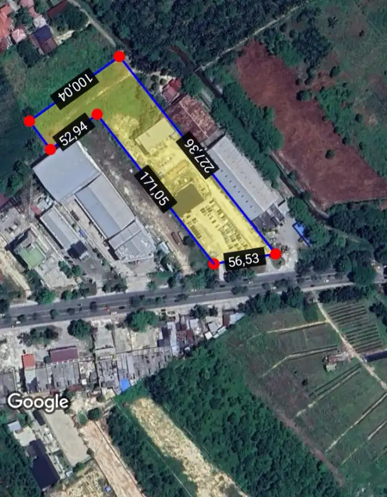 Jual tanah strategis