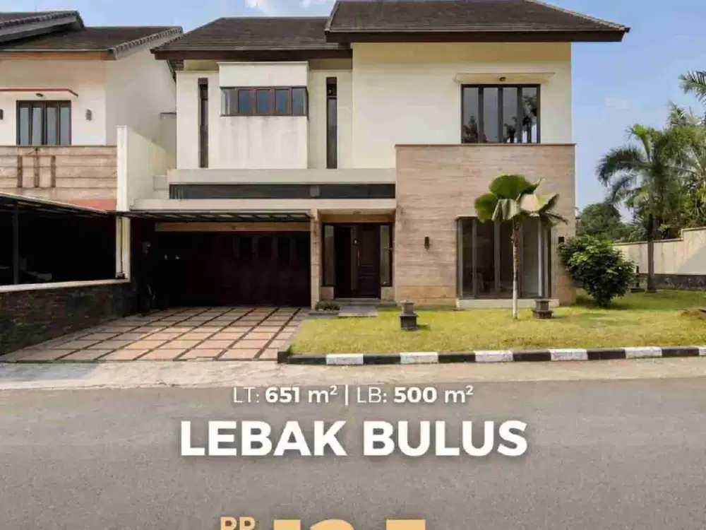 DIJUAL RUMAH DALAM KOMPLEK DI LEBAK BULUS, JAKARTA SELATAN
