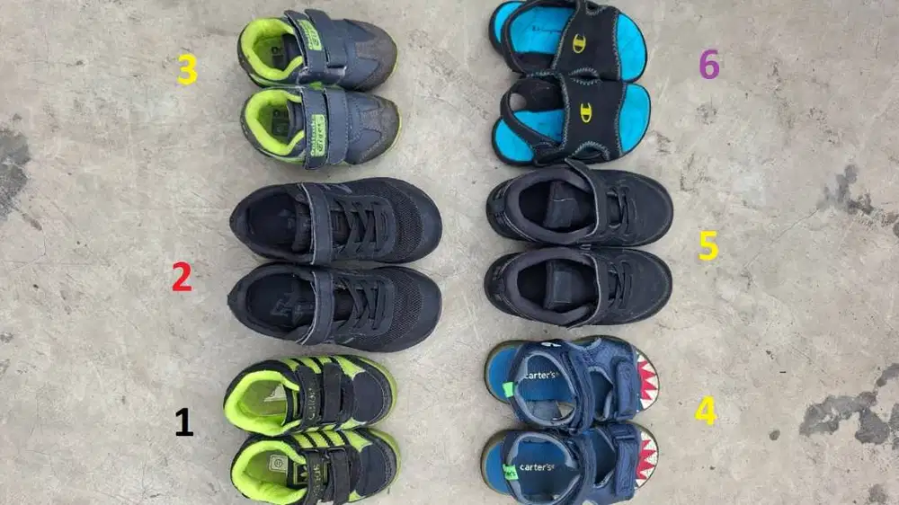 Jual Sepatu dan Sandal Anak  Preloved