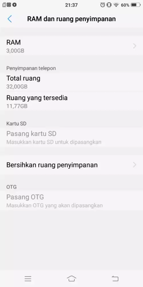 Vivo y71 ram 3/32GB