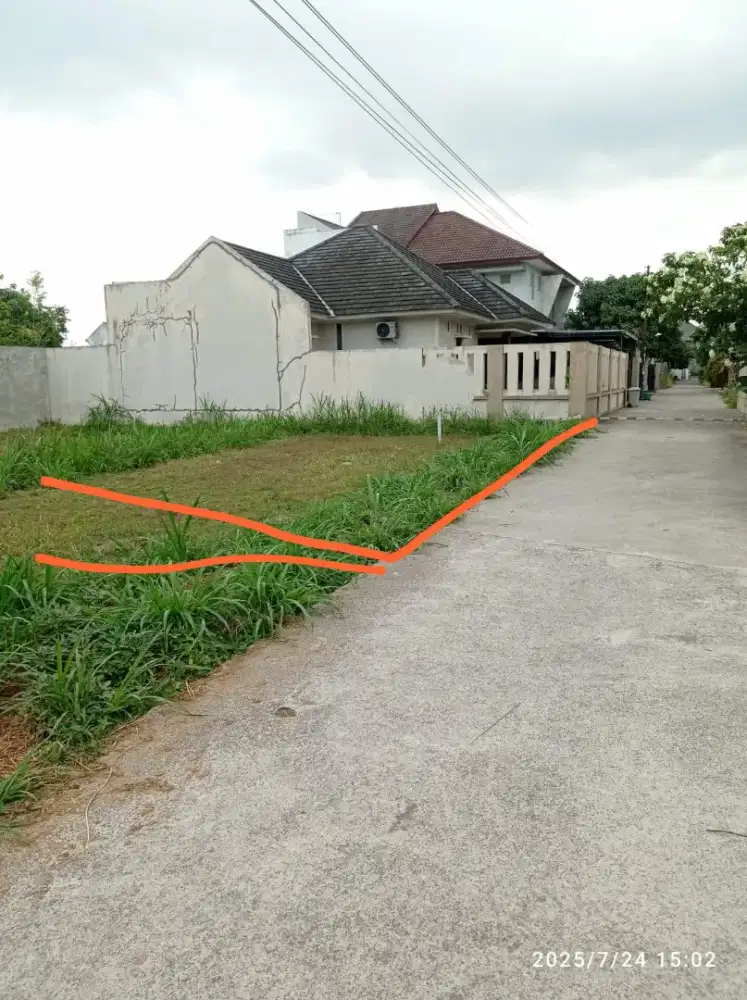 Dijual tanah SHM pekarangan di timur stadion Maguwoharjo karangsari