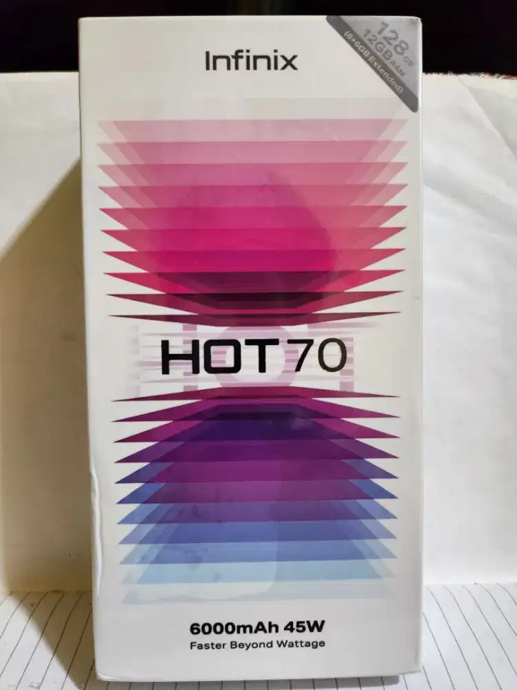 Infinix Hot 70 6/128gb Baru Segel Resmi