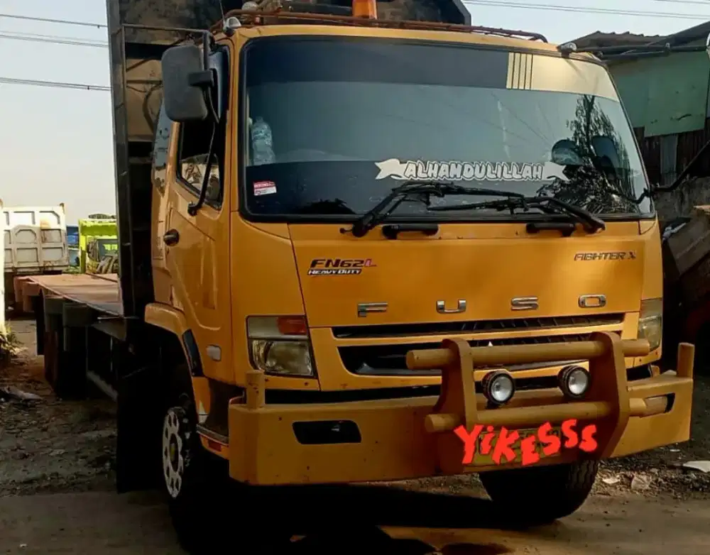 Mitsubishi Fuso 270PS FN62HD Long Tronton6×4HD Bak9.5mtr BioSolar Hino