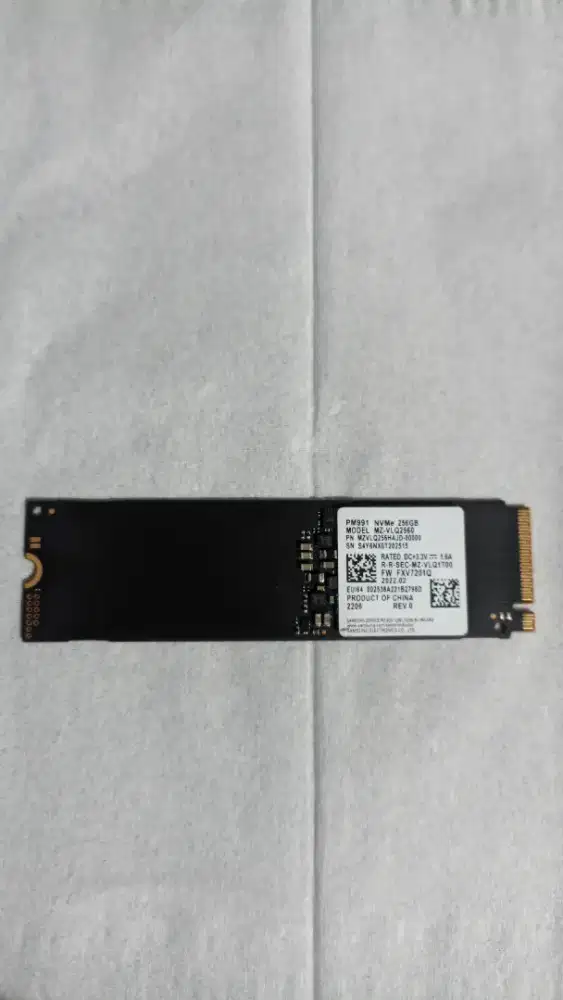 SSD NVMe M.2 256 GB Samsung