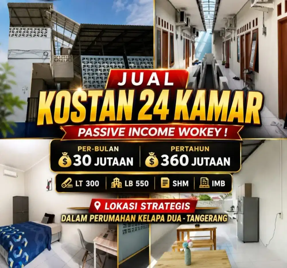 JUAL KOST KOSAN KOMPLEK ISLAMIC VILLAGE KELAPA DUA TANGERANG