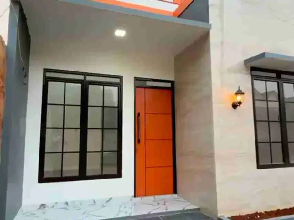 Dijual rumah baru harga 400 juta nego model Scandinavian