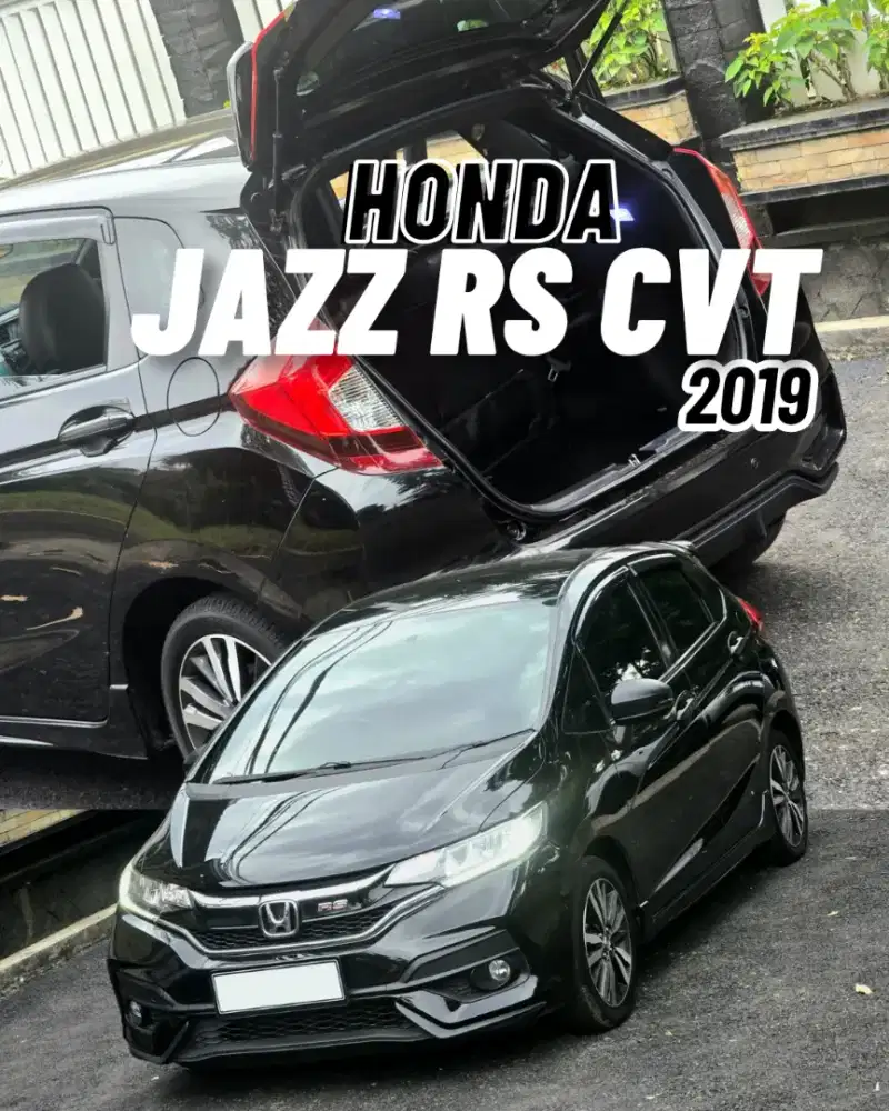 Honda Jazz RS CVT 2019 Good Condition Warna Hitam Kondisi Sangat PRIMA