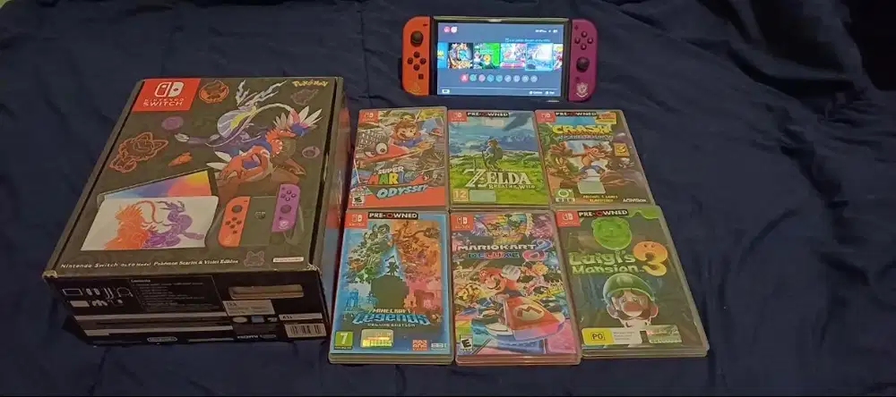 NINTENDO SWITCH OLED POKEMON SCARLET N VIOLET EDITION