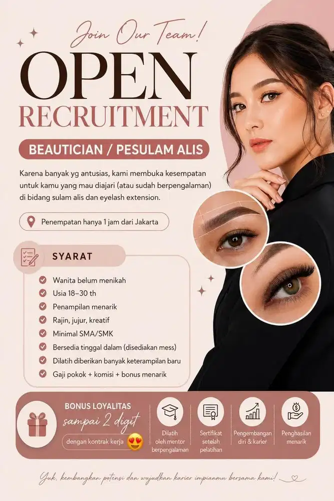 Lowongan Pesulam Alis