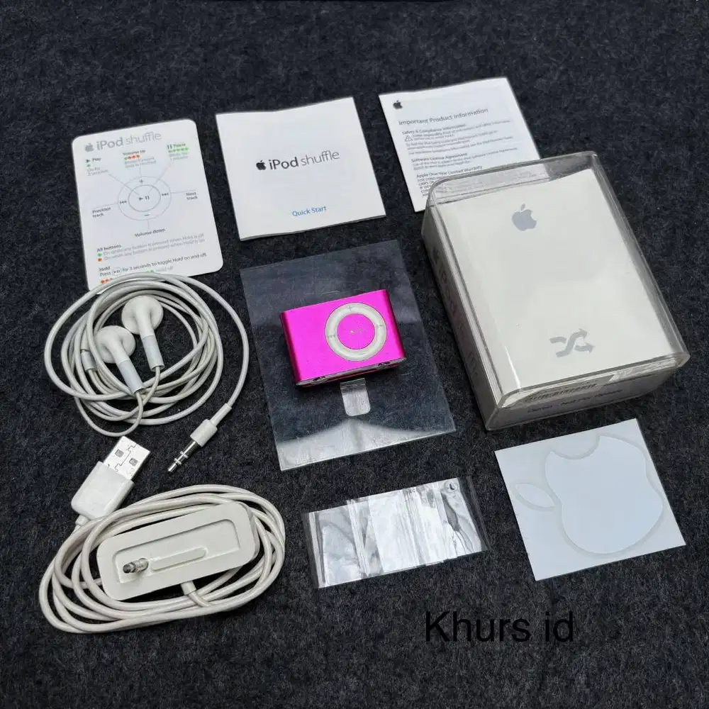 ipod shuffle 2nd 1gb pink - apple collection