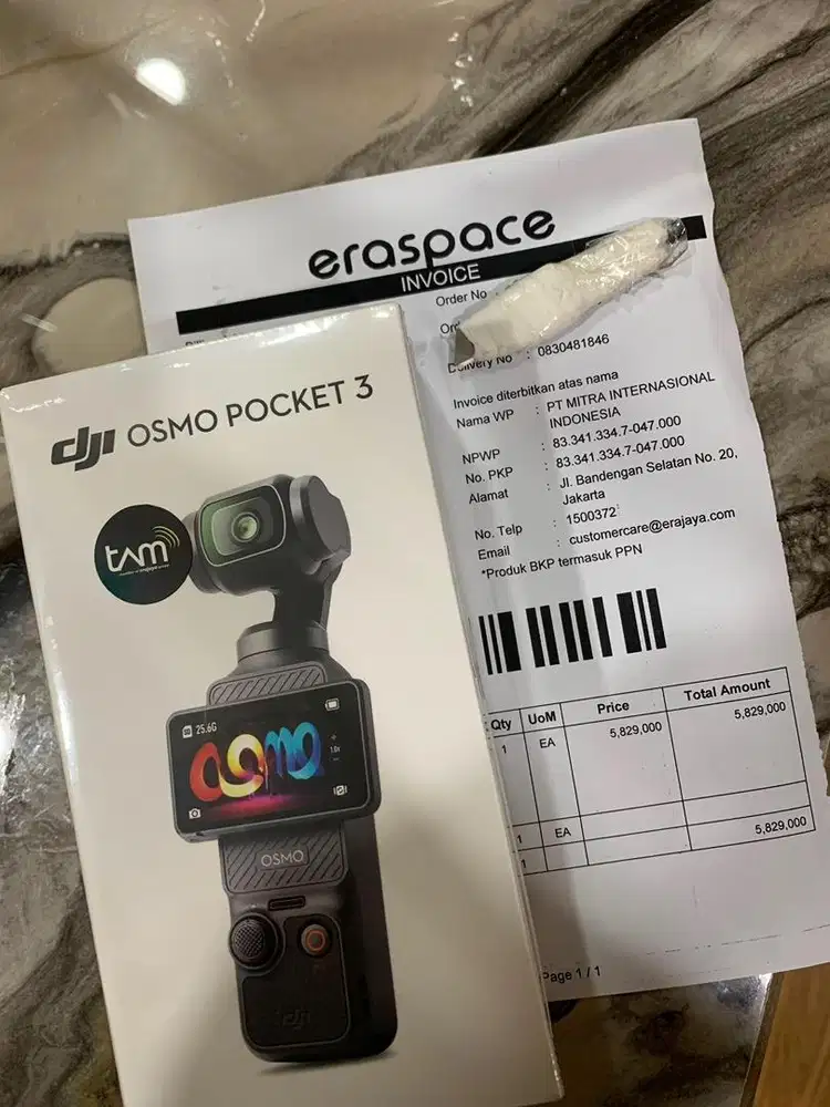 DJI Osmo Pocket 3 (Baru, Masih Segel)