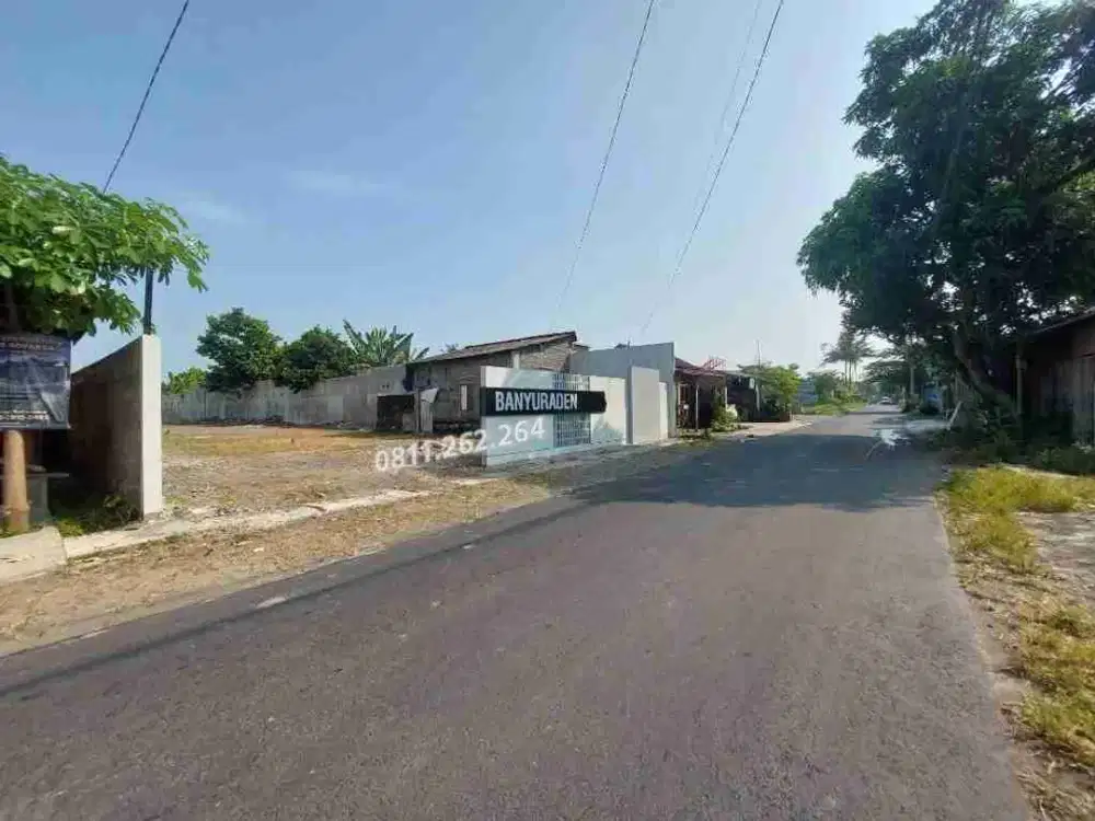 Tanah Kavling Banyuraden Dkt AYWS Al Azhar Strategis Dlm Ringroad