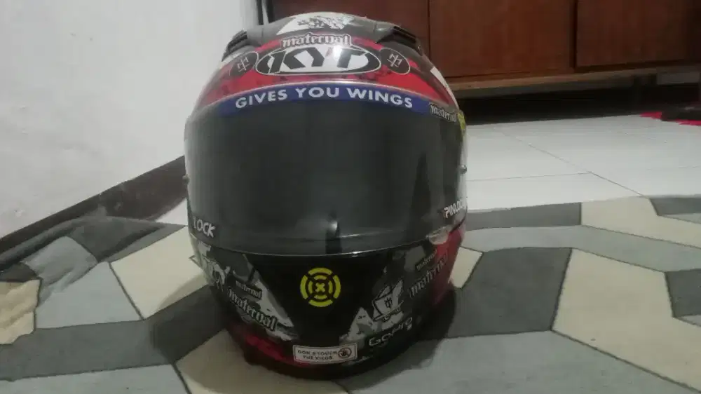 Helm Fullface Kyt R10 ukuran L Full Spoiler