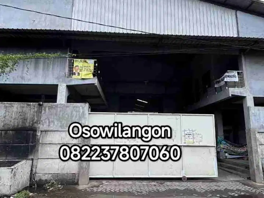 Gudang Osowilangon permai ada kantor 2 lantai