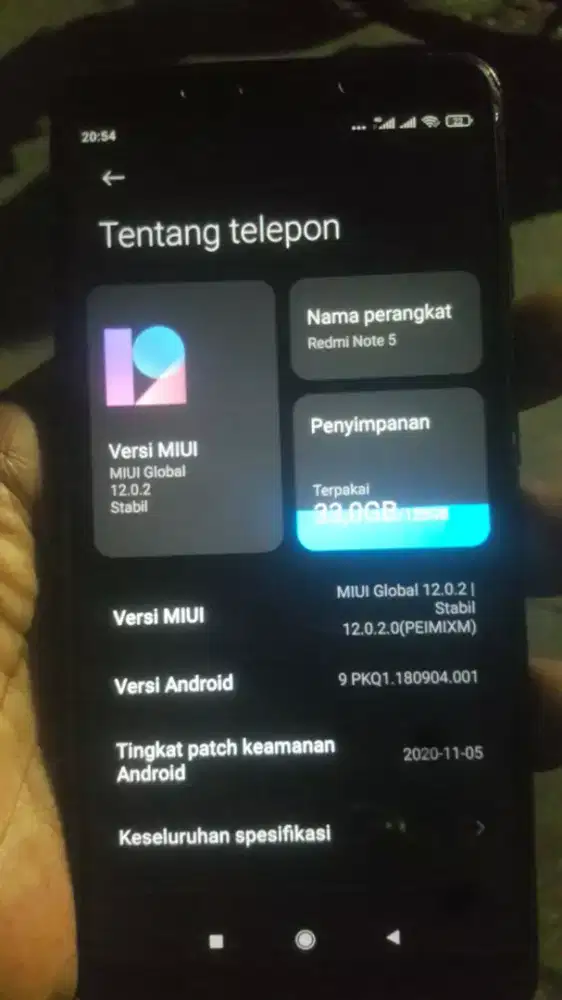 Redmi note 5 ram 6/128