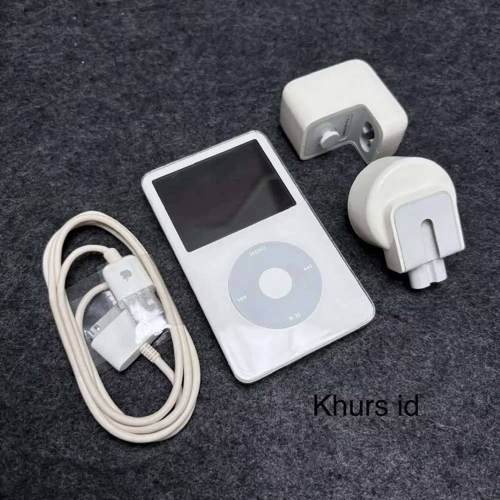 ipod classic 5.5 white 30gb - apple collection