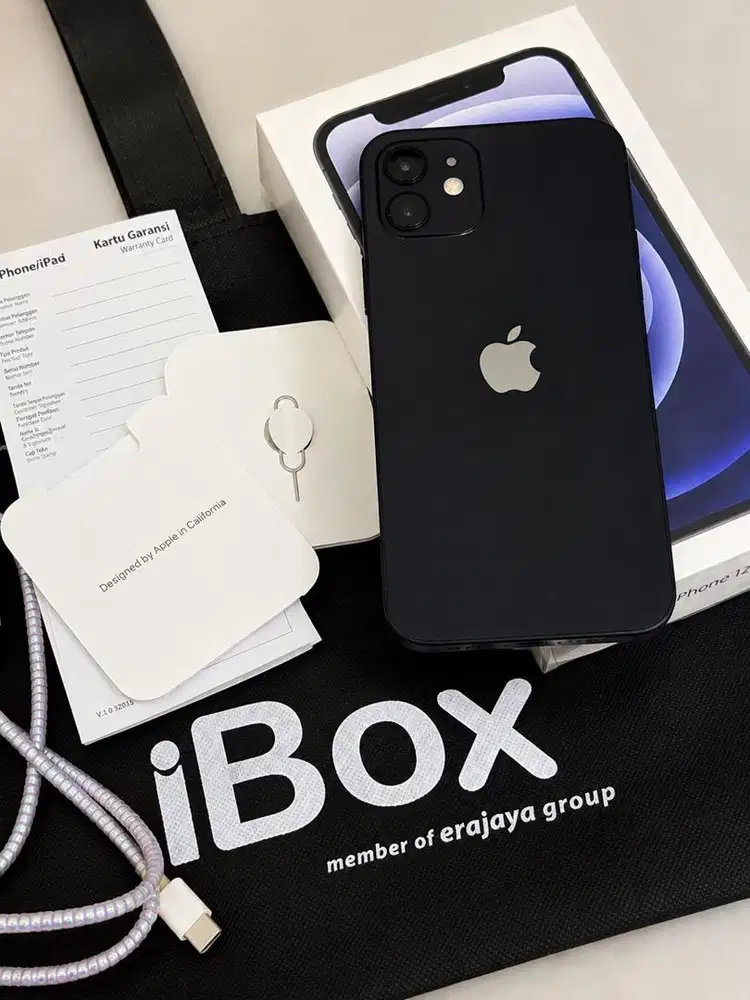 iPhone 12 64GB Black iBox – Fullset Original