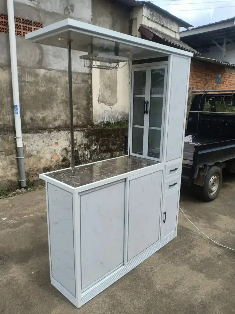 Minibar lengkap almunium acp / bdl