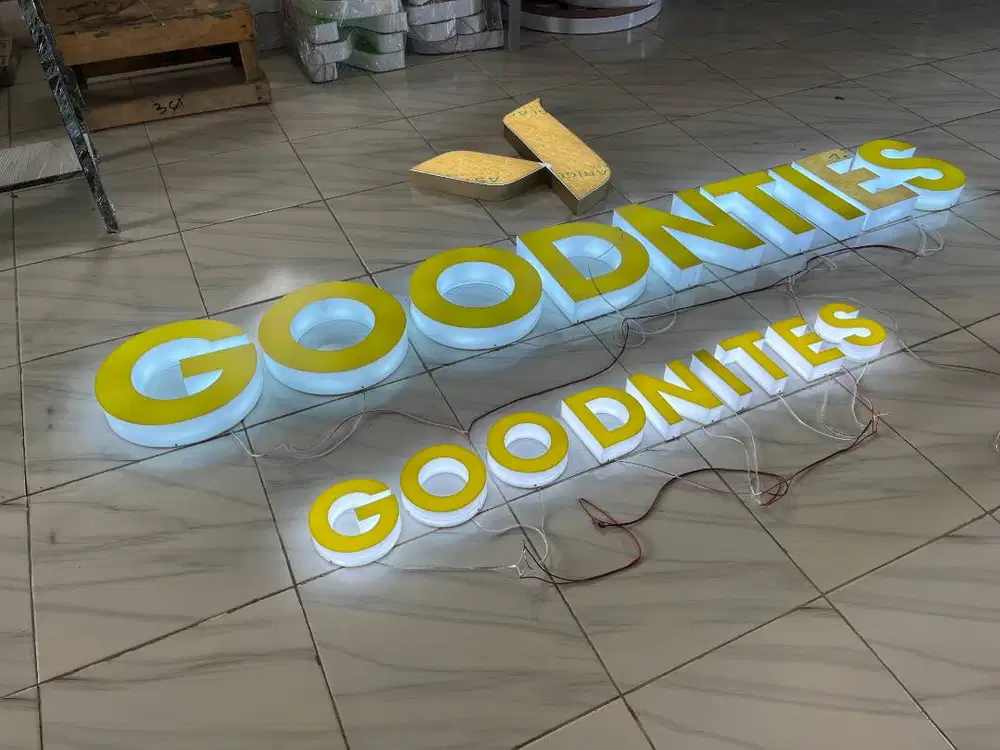 Huruf Timbul + Letter Sign + Logo Neon Box Akrilik
