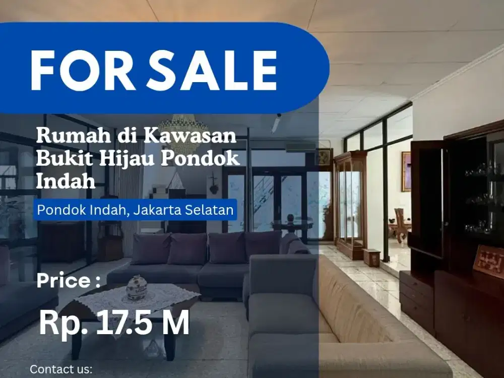 SPECIAL PRICE DIJUAL CEPAT RUMAH BUKIT HIJAU PONDOK INDAH