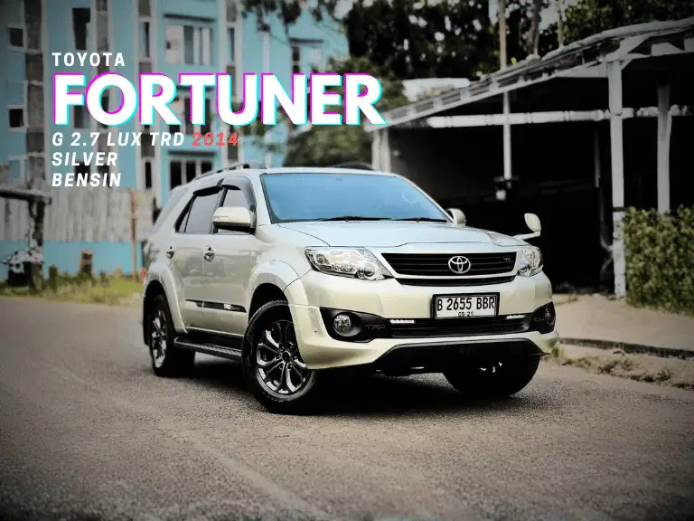 (LOW KM) Toyota Fortuner G 2.7 LUX TRD 2014 - BENSIN