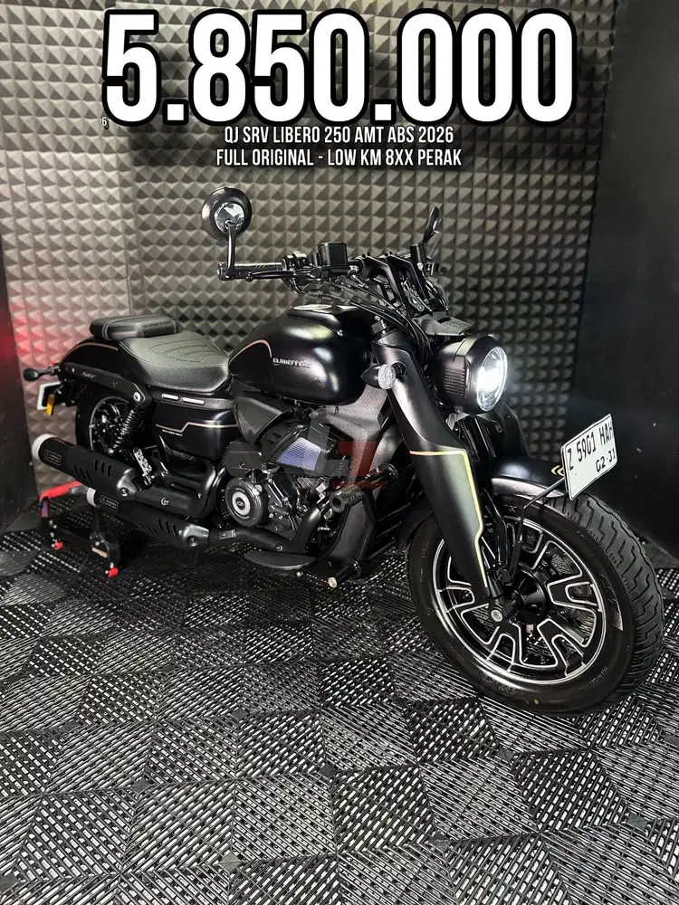QJ SRV 250 LIBERO AMT ABS 2026 LOW KM 8XX PERAK LIKE NEW RAWATAN BRO