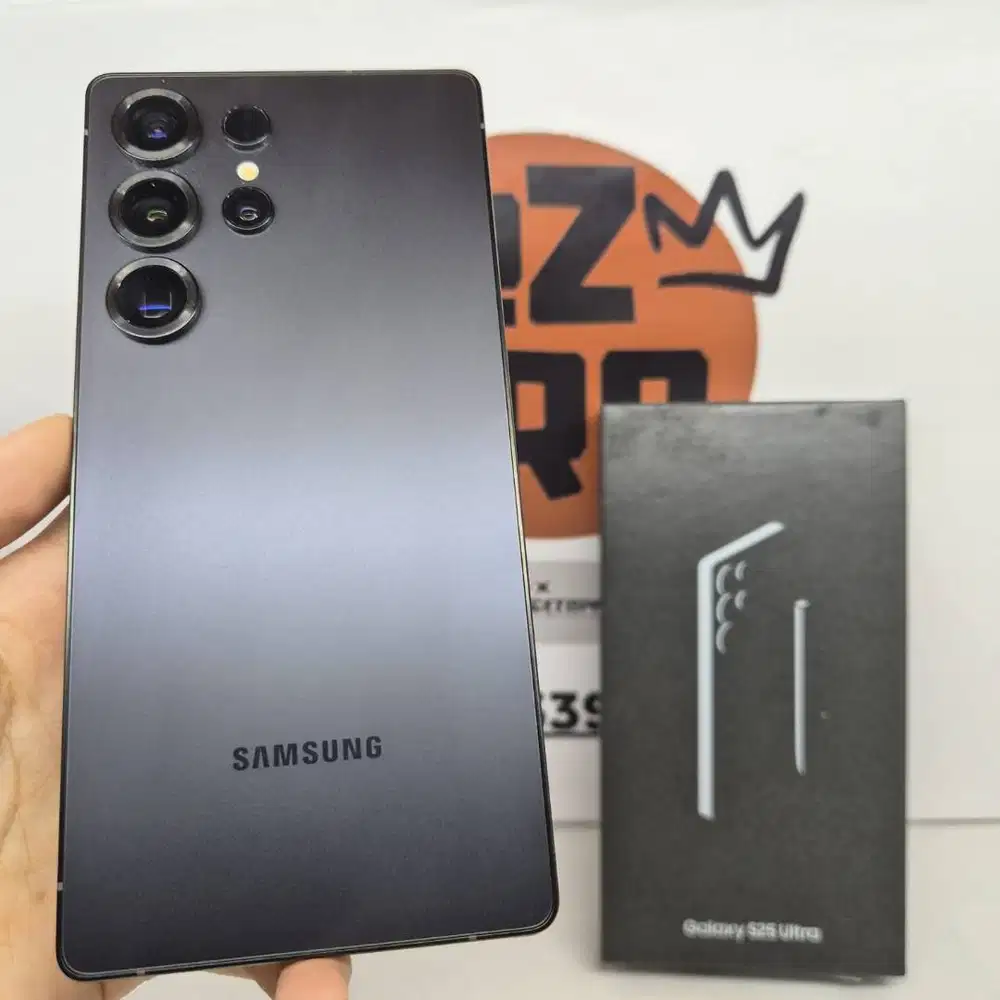 Samsung Galaxy S25 Ultra Limited JETT BLACK Mulus Fullset No MINUS EX