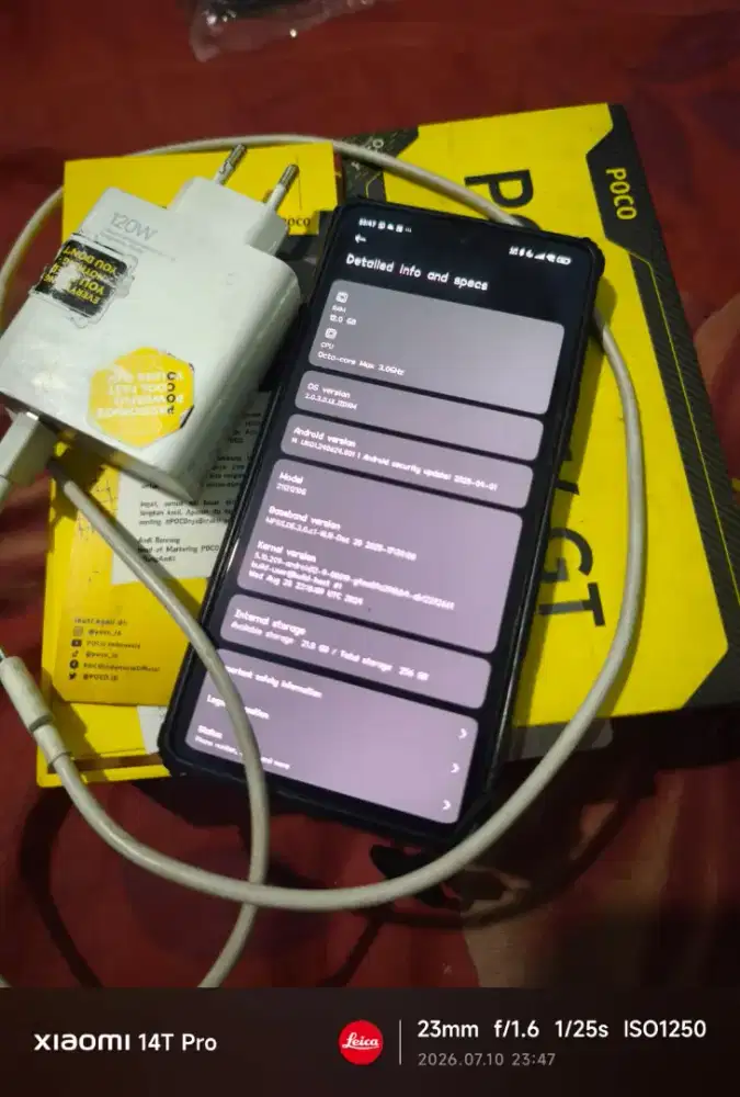 XIAOMI POCO F4 GT SILVER 12/256 GB - Fullset