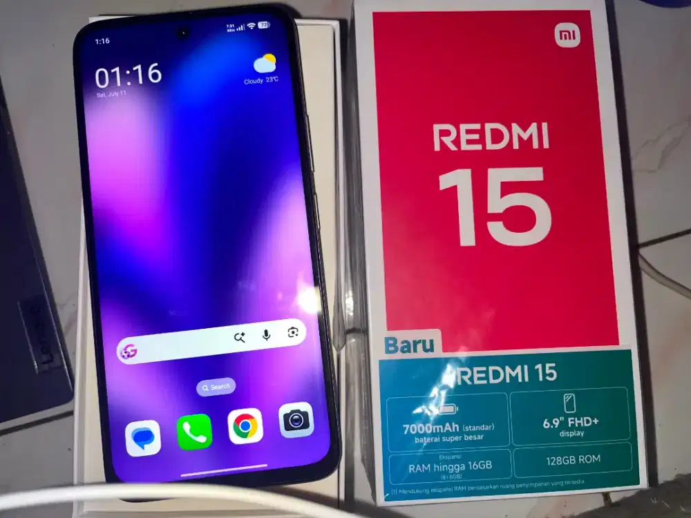 Redmi 15 8/128 Fullset Nomin