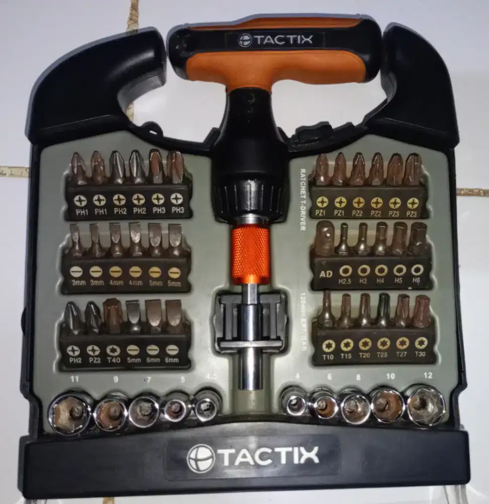 TAC TIX TOOLS SATU SET ALAT PERTUKANGAN