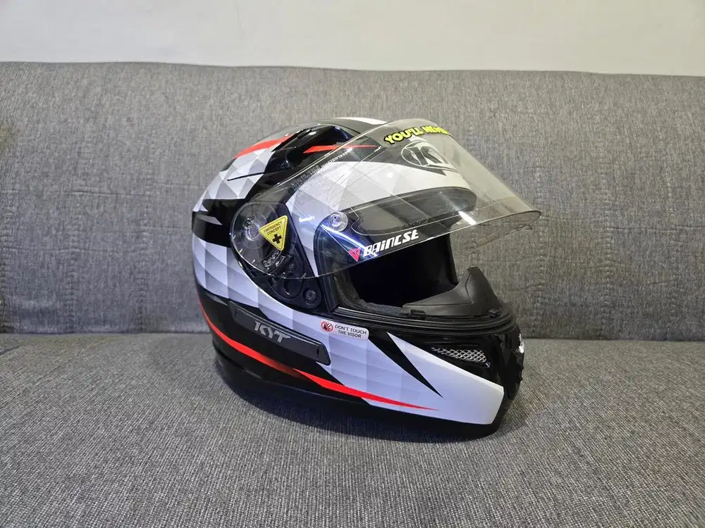 HELM MULUS BANGET! KYT K2 Rider + EJEAS V6 pro plus (type c) uk XL