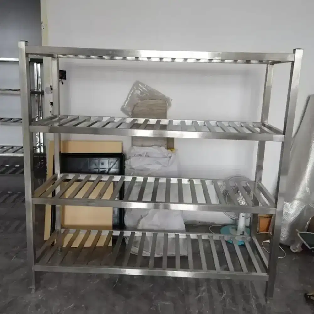 Rak Stainless Steel Serbaguna 4 Susun