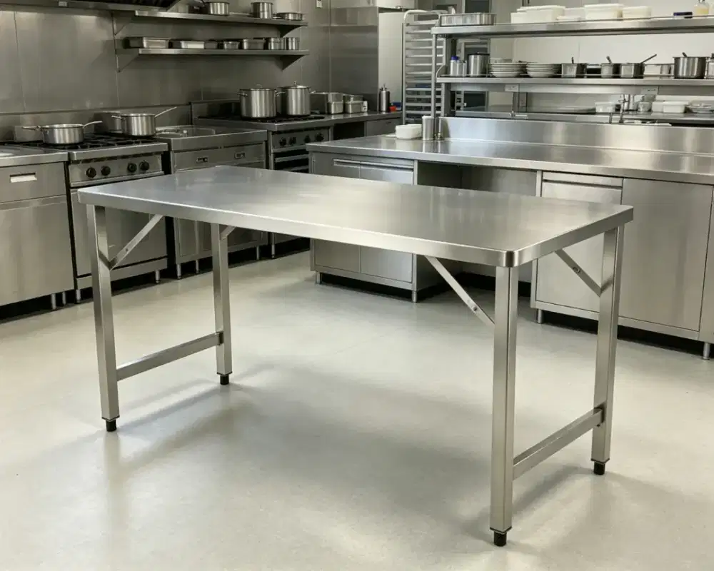 Meja Kerja Dapur Stainless Steel