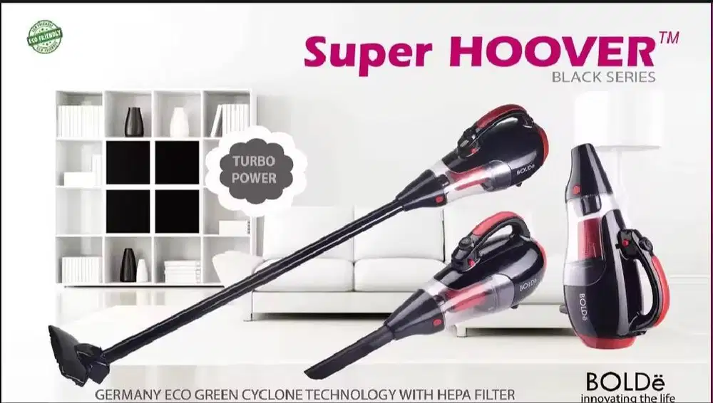 VACUM CLEANER BOLDE SUPER HOOVER LENGKAP